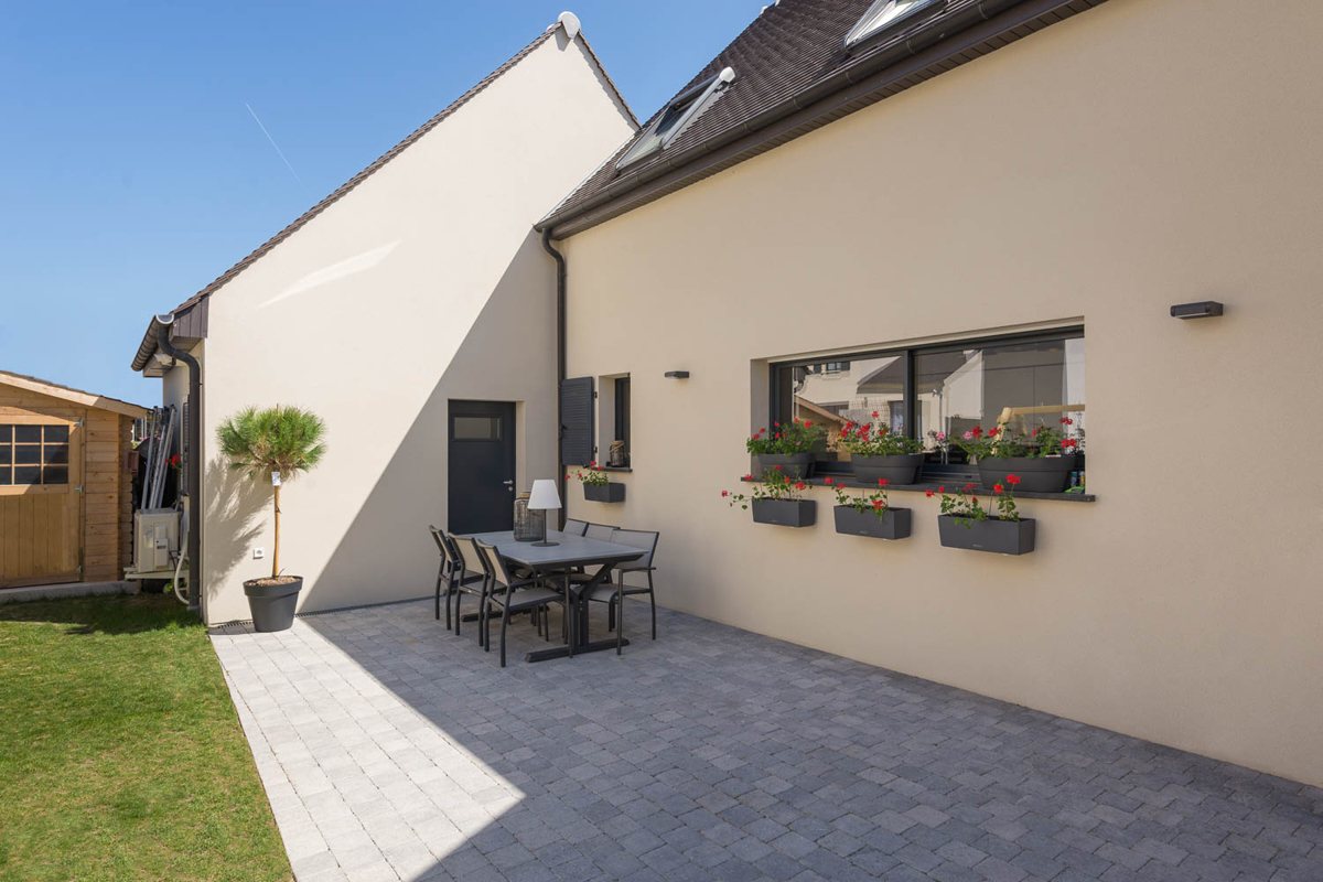 maison traditionnelle 95 terrasse