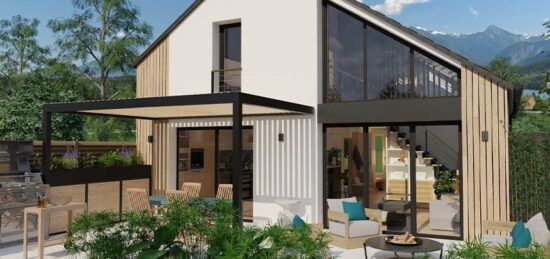 Plan de maison Surface terrain 66.03 m2 - 2 pièces - 3  chambres -  sans garage 
