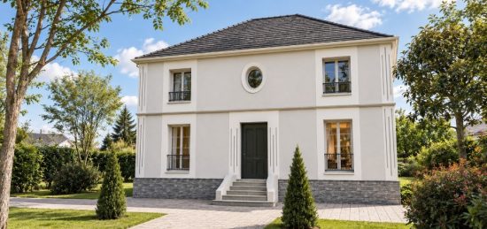 Plan de maison Surface terrain 175 m2 - 8 pièces - 5  chambres -  sans garage 